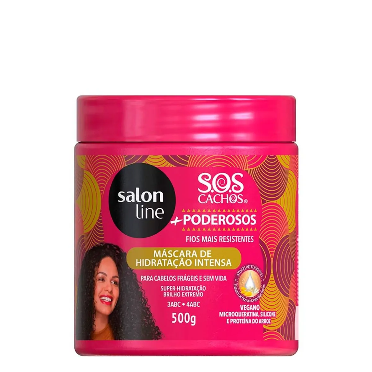 Máscara de Hidratação SOS Cachos + Poderosos Salon Line 500g