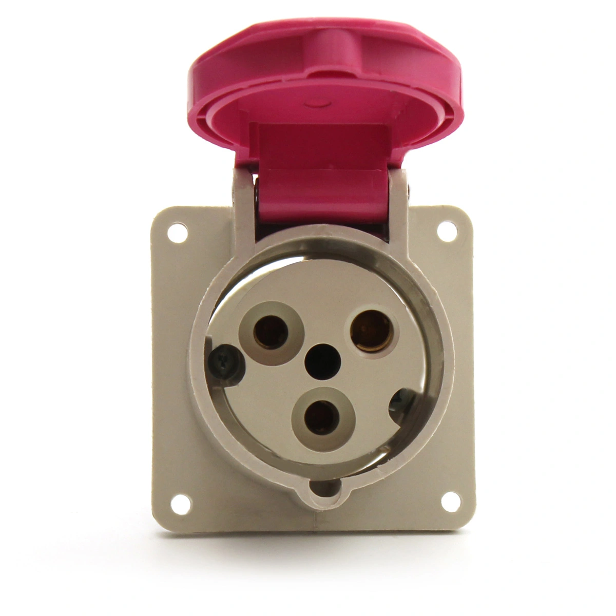Tomada Industrial De Embutir 2h 32a 3 (2p+t) 24v Strahl Ip44