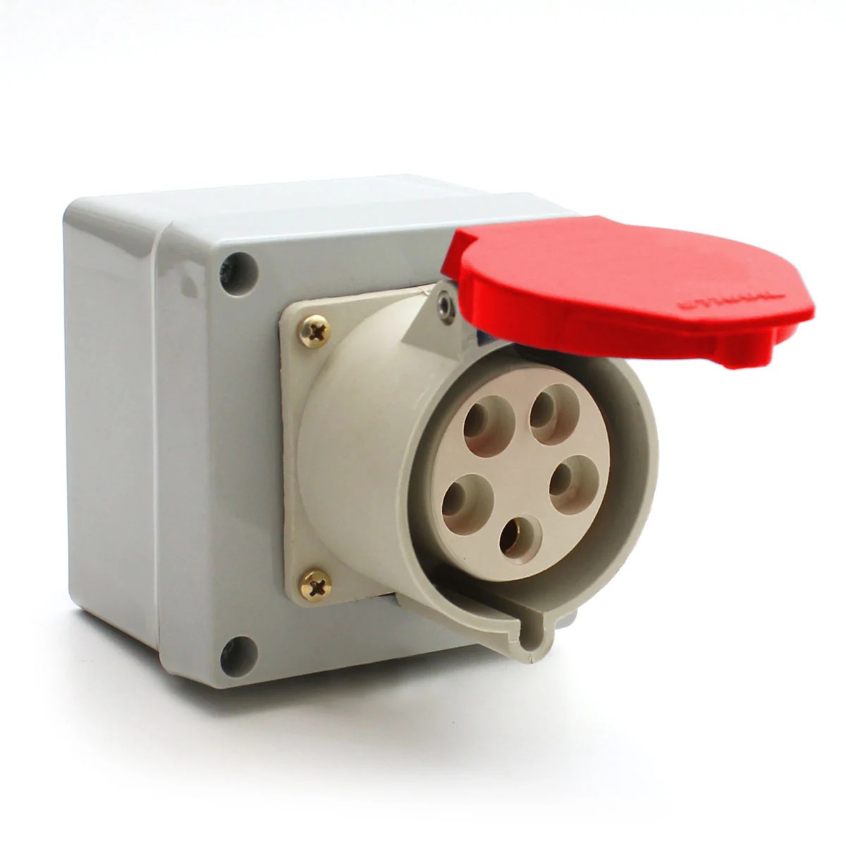 Caixa Com Tomada Industrial 3p + N + T 32a 380v Strahl Sd-3656