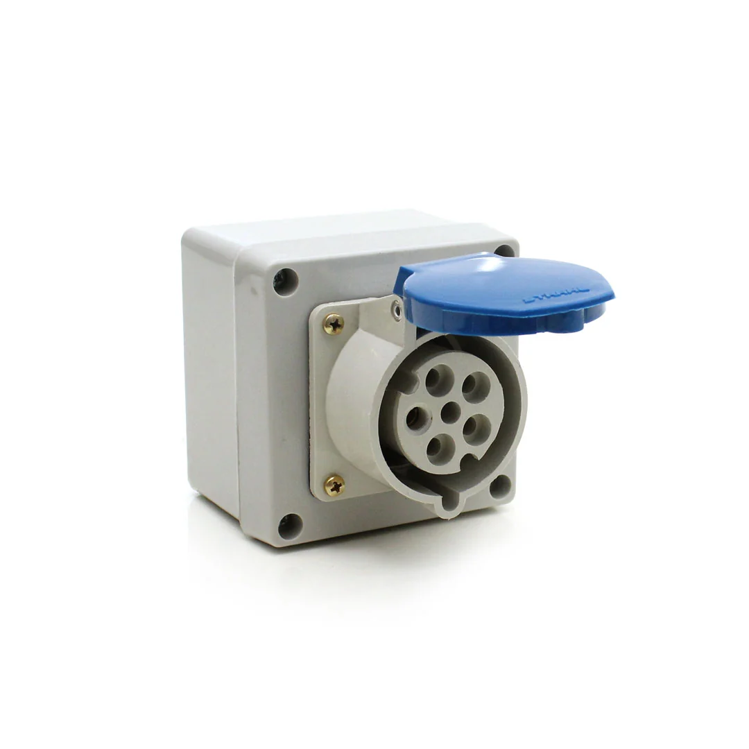 Caixa C/ Tomada Industrial 3p+n+t 16a 220/240v Strahlsd-3559