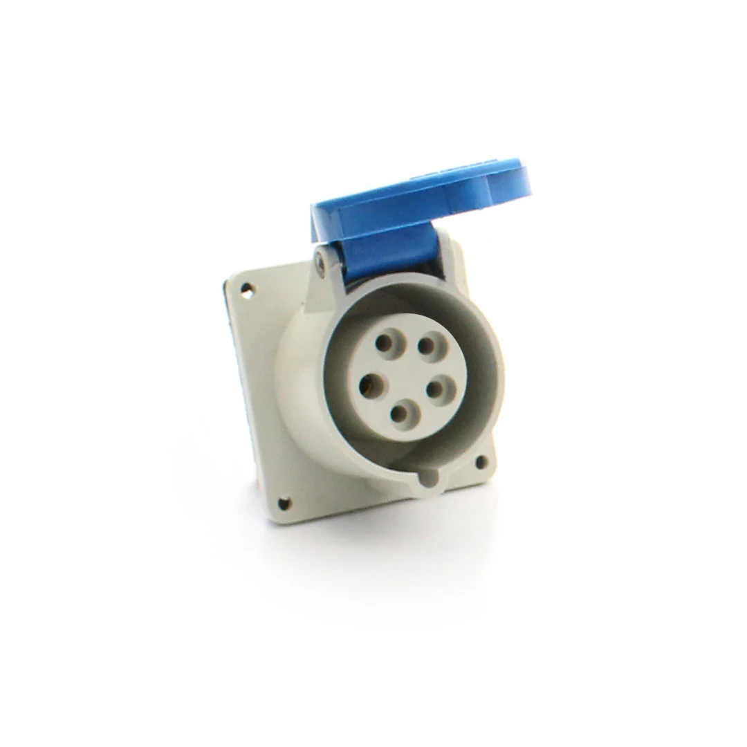 Tomada Industrial Embutir 3p+n+t 16a 220/240v Strahl 5049/bc