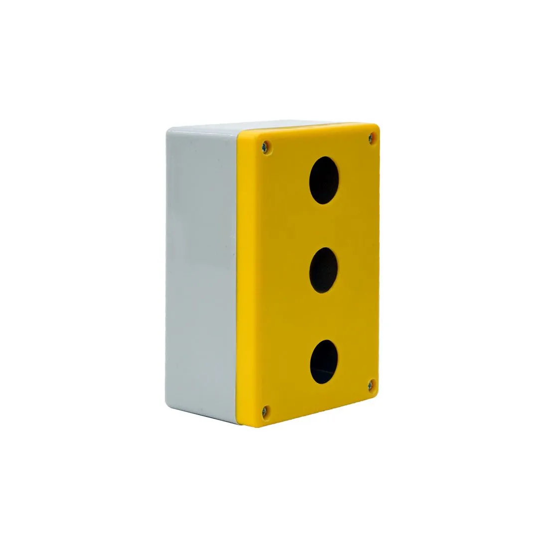 Caixa Para Botoeira Plástica Com 3 Furos 23mm 1Strahl