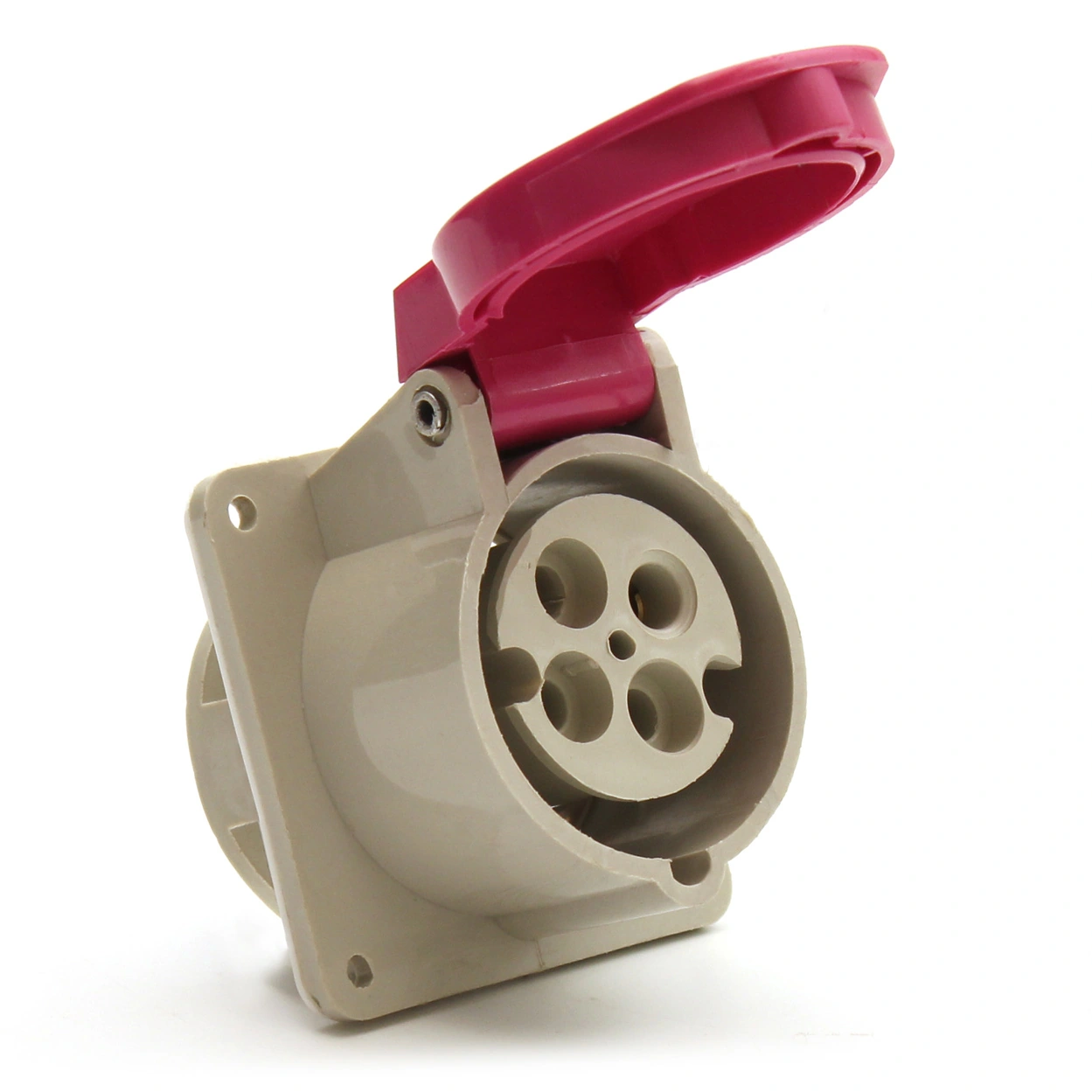 Tomada  Industrial De Embutir 2h 16a 4 (3p+t) 24v Strahl Ip 44