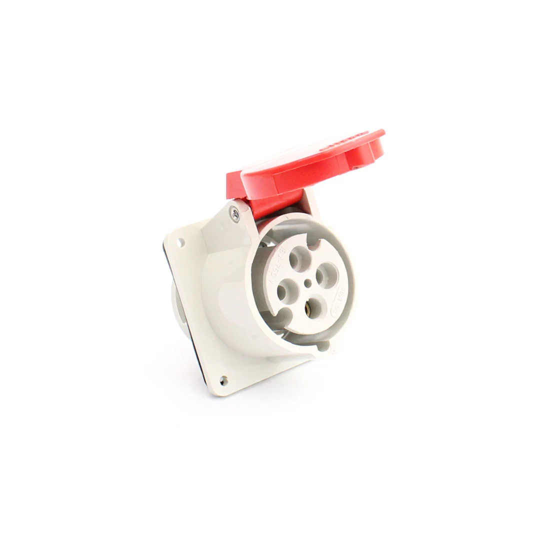 Tomada Industrial De Embutir 3p+t 16a 380/440v Strahl - 4046