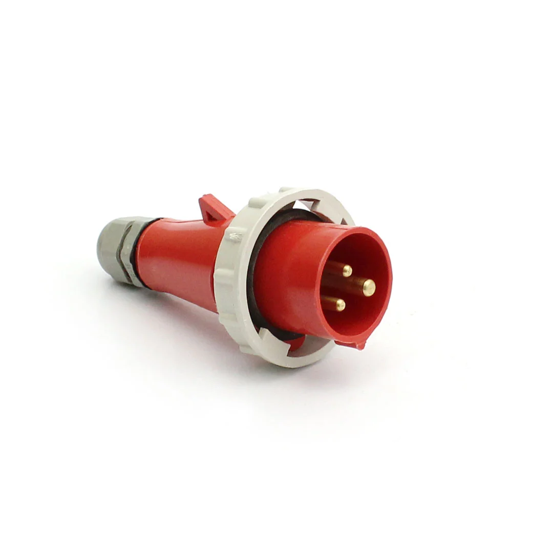 Plugue Industrial 2p+t 32a 380/440v Ip67 Strahl - Pa3279