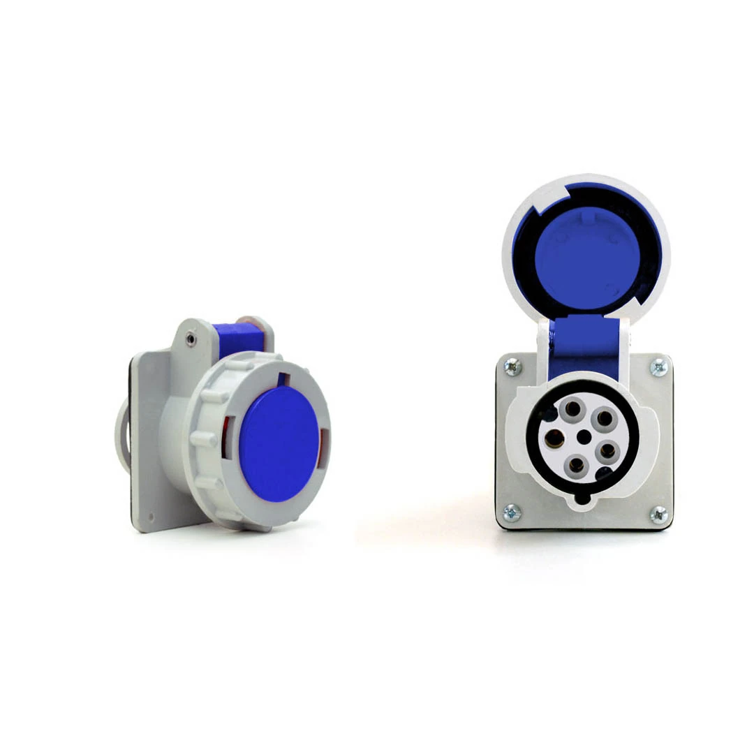 Tomada Industrial Embutir 3p+n+t16a 220/240v Ip67strahl Pa5049