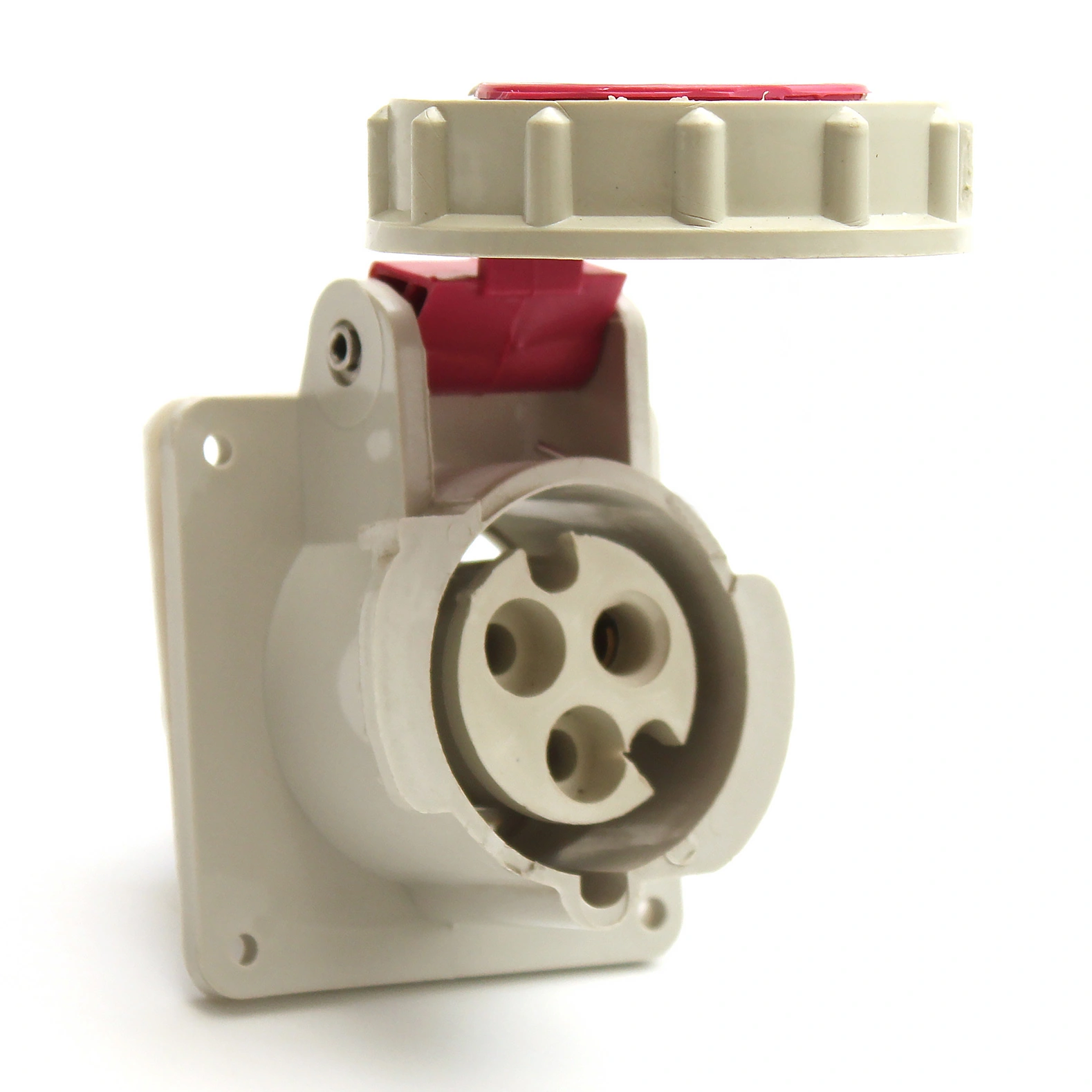 Tomada Industrial De Embutir 2horas 16a 2p+t 24v Strahl Ip67