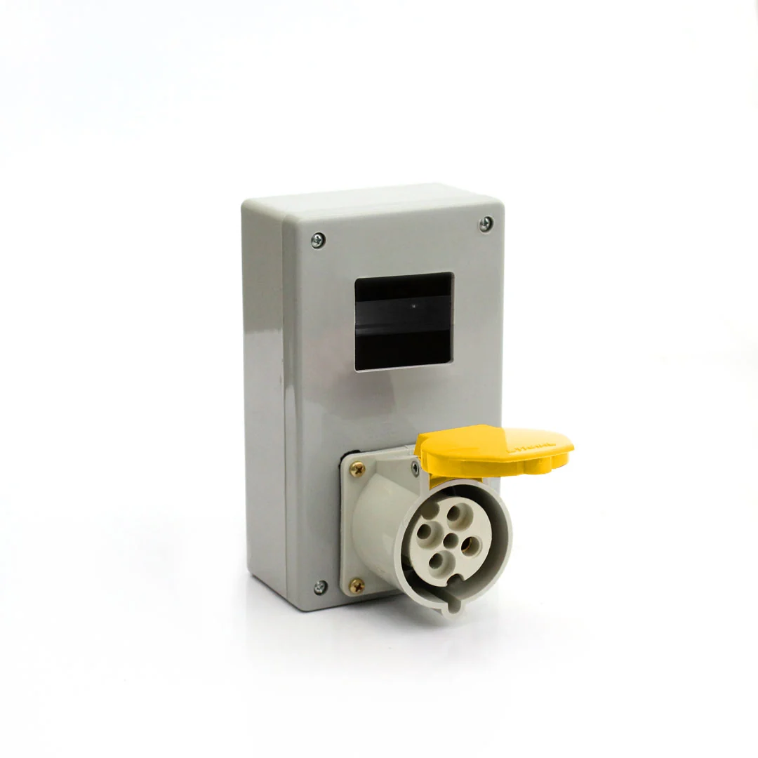 Caixa Com Tomada Industrial 3p+t 110/130v 16a Strahl Sd-4044