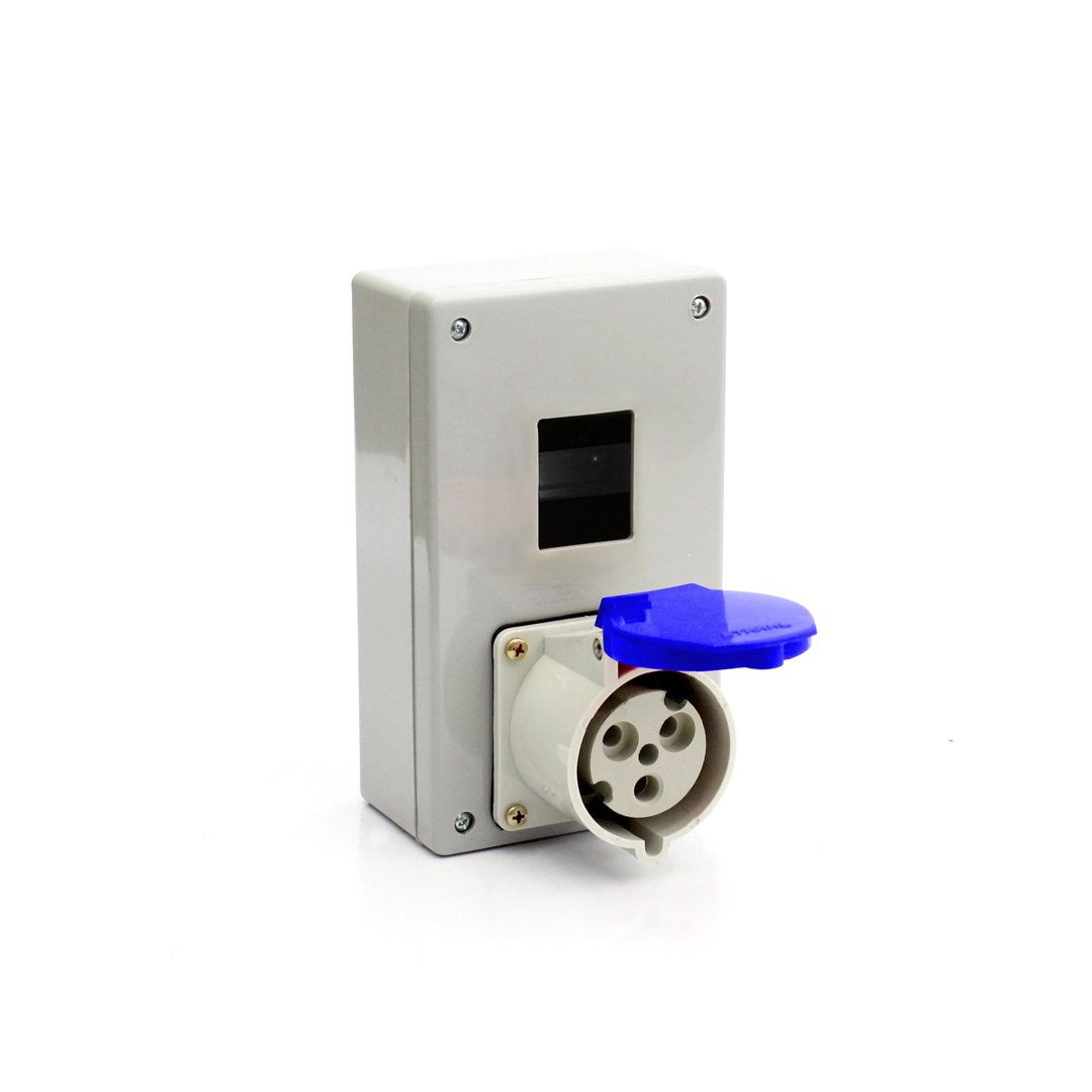 Caixa Com Tomada Industrial 2p+t 220/240v 32a Strahl Sd-3246