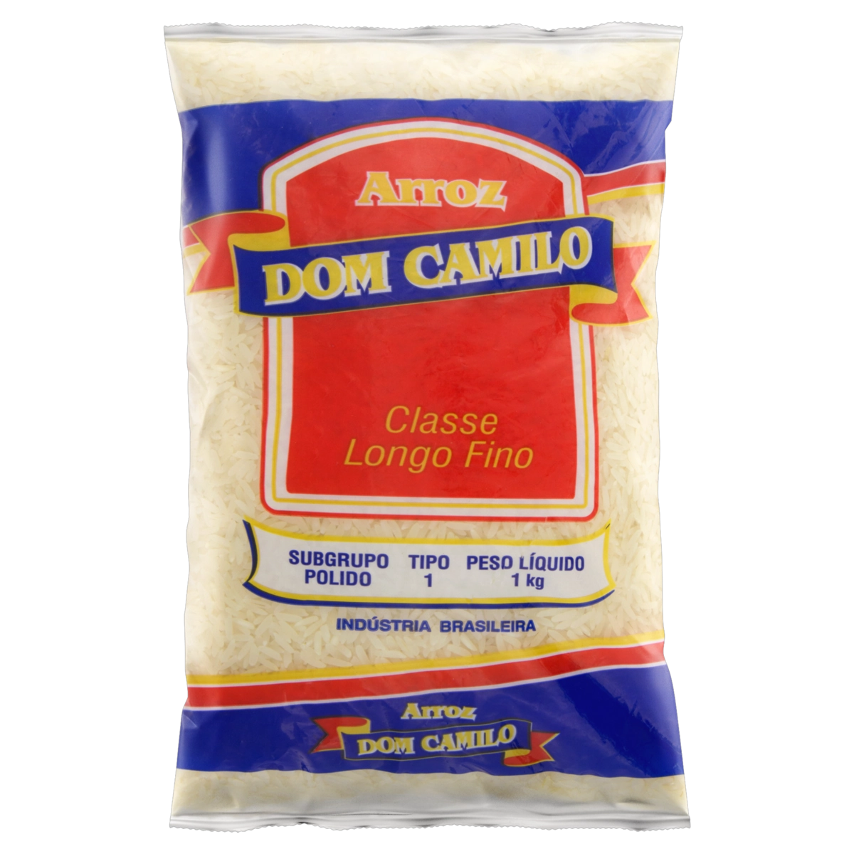 Arroz Polido Tipo 1 Dom Camilo Pacote 1kg