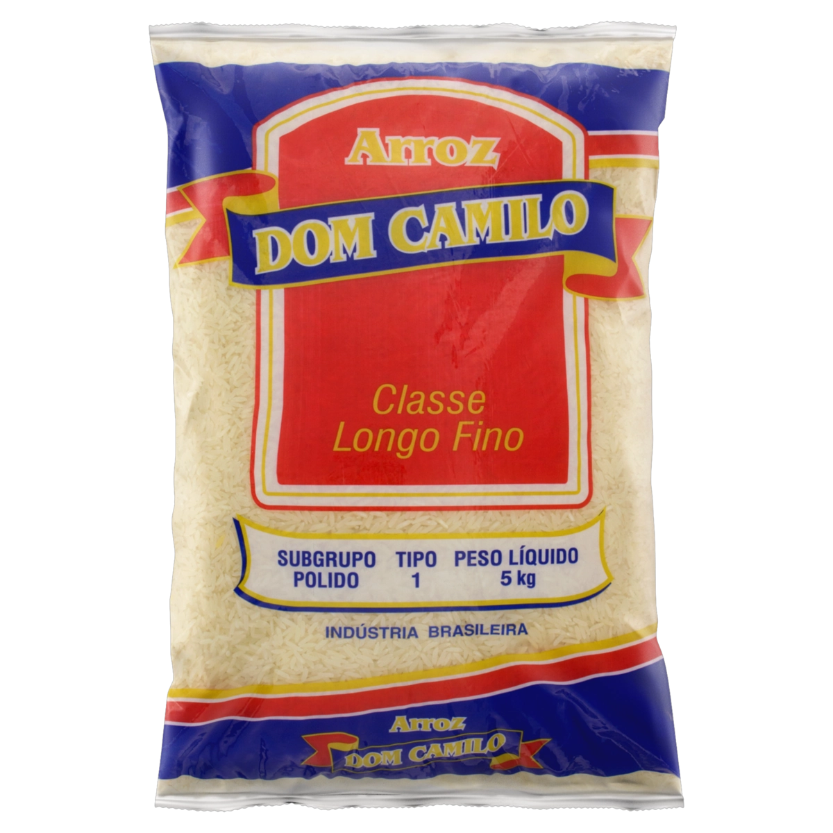 Arroz Polido Tipo 1 Dom Camilo Pacote 5kg