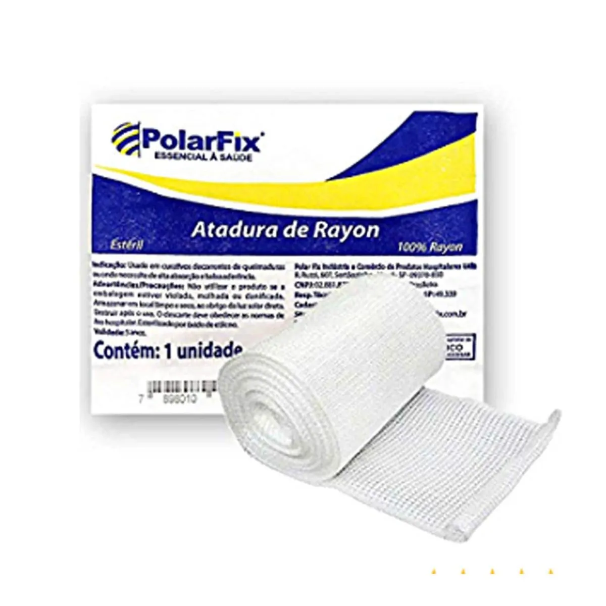 Atadura De Rayon Polarfix 7,5cm X 5m 1 Unidade
