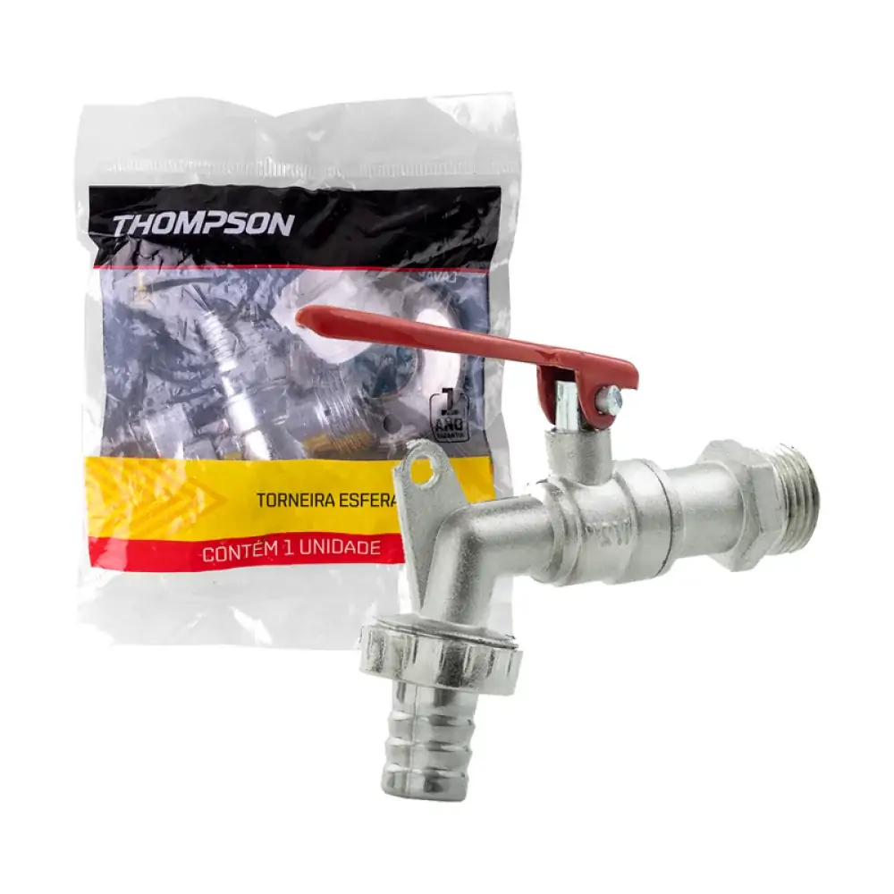 Torneira Metal Jardim Esfera Alav.thompson 1/2pol P/cadeado