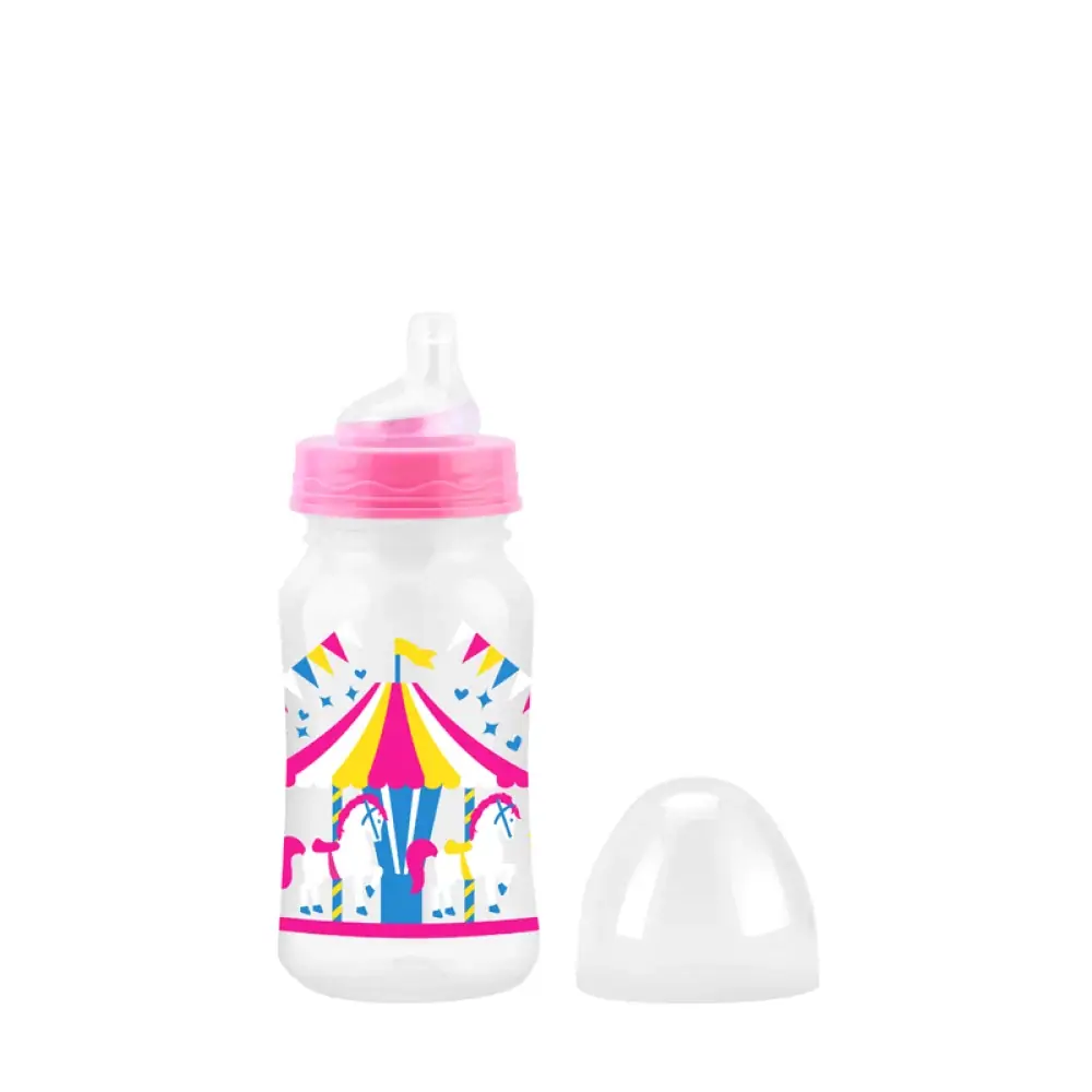 Mamadeira Super Cristal Rosa 270ml 3429