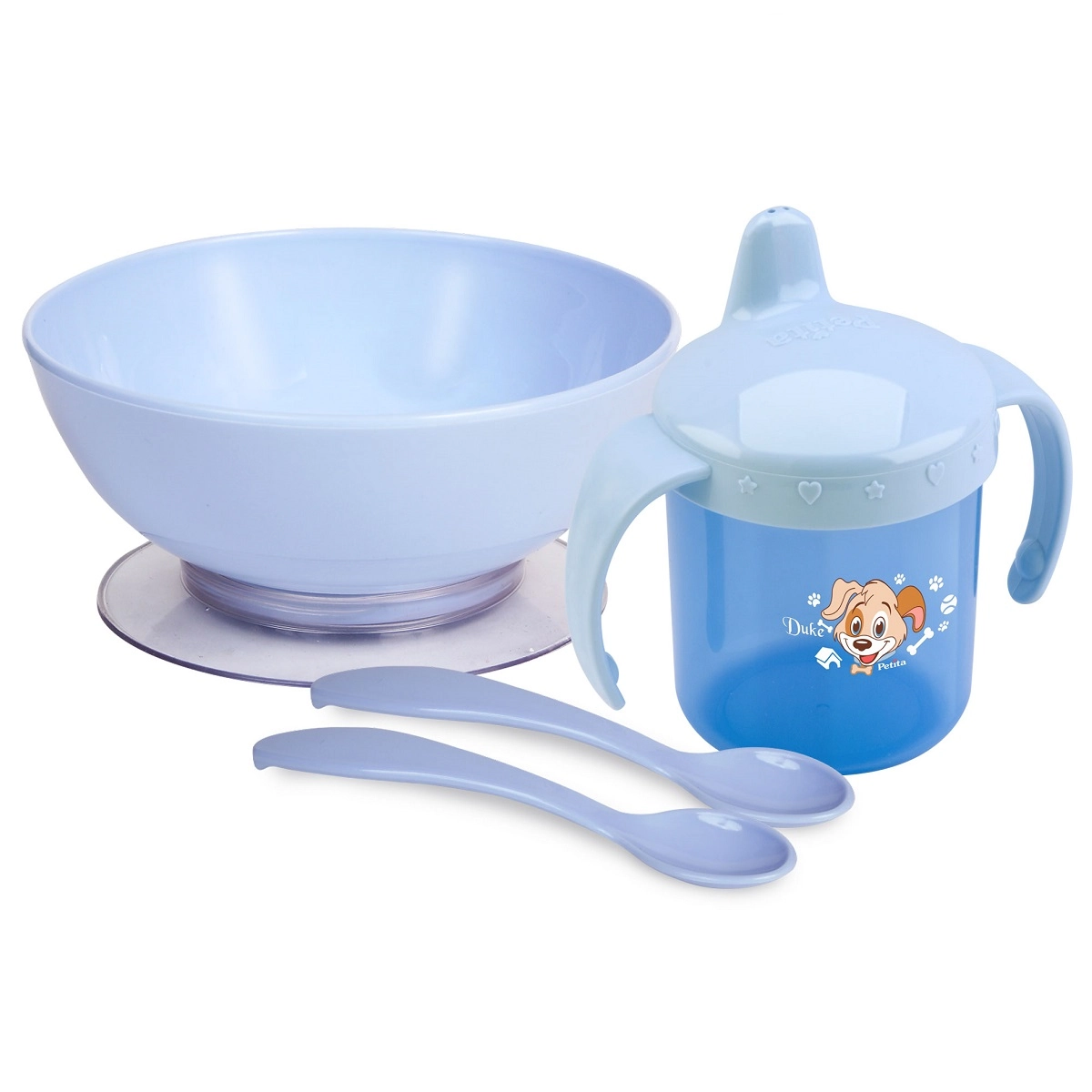 Kit Refeicao Petita C/copo Azul Ref.:7710