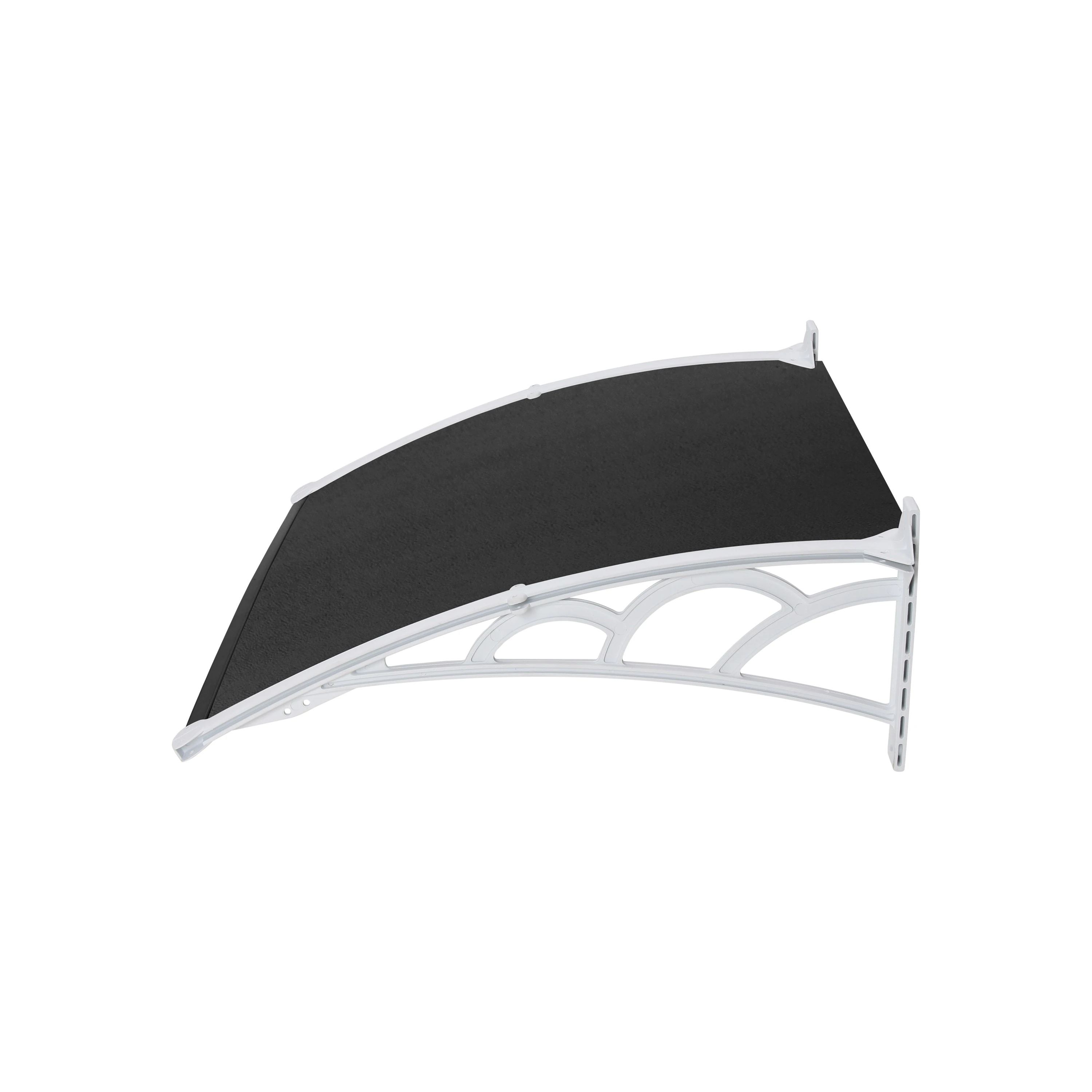 Toldo Fixo Poliestireno 80x60cm Branco e Preto Grifit