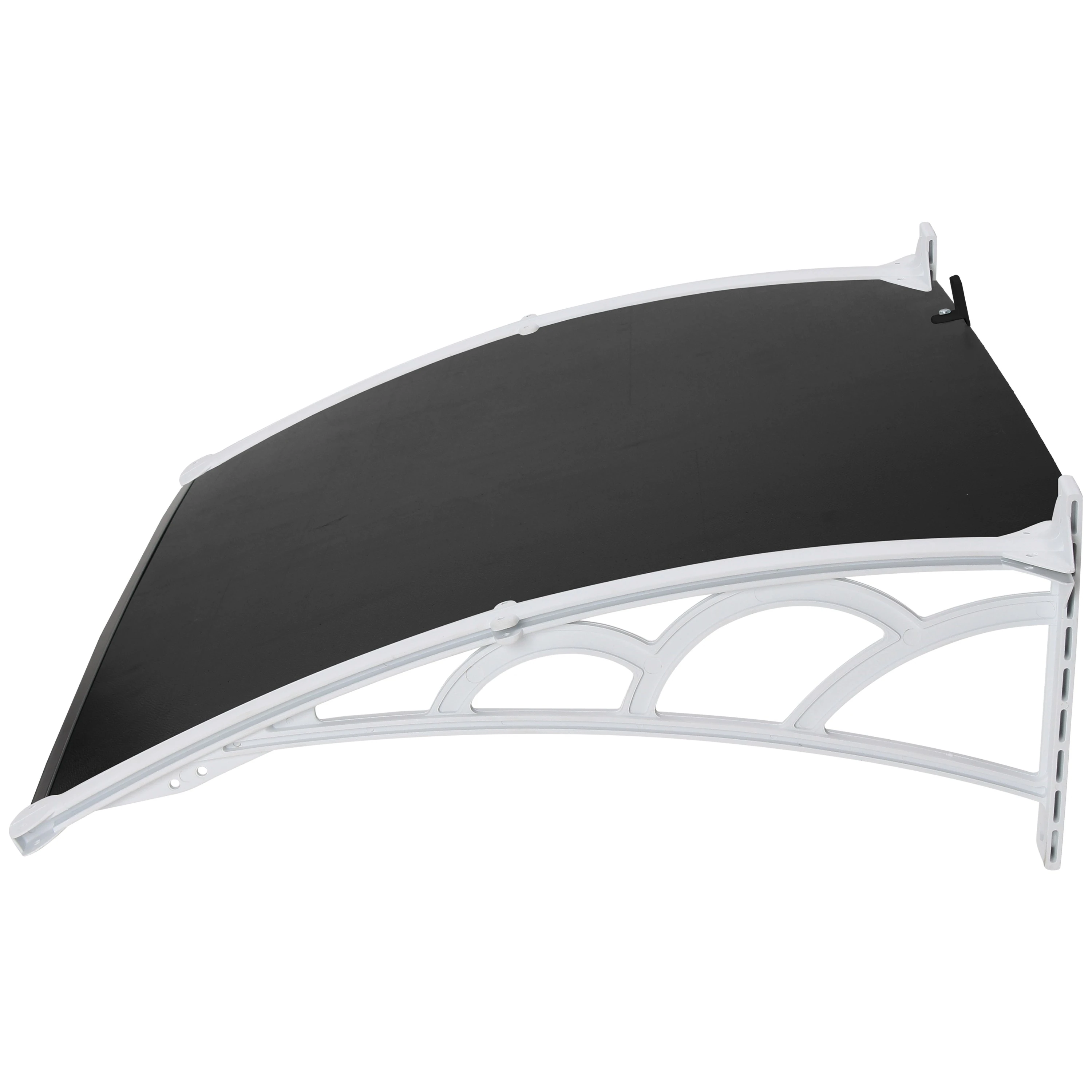Toldo Fixo Poliestireno 1,20x0,60m Branco e Preto Grifit