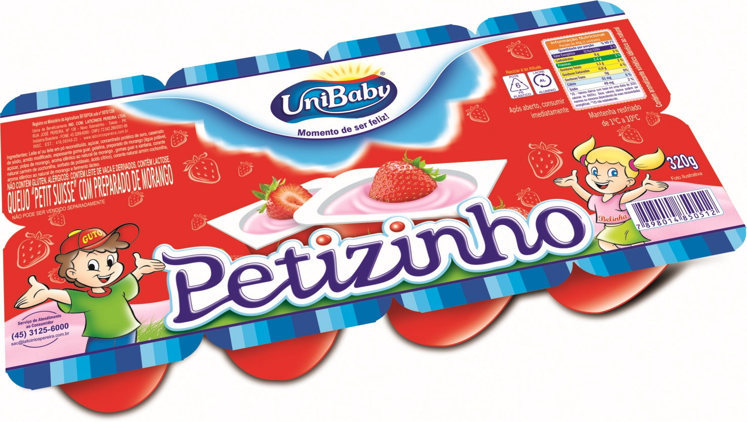 Petit Suisse Unibaby 320g
