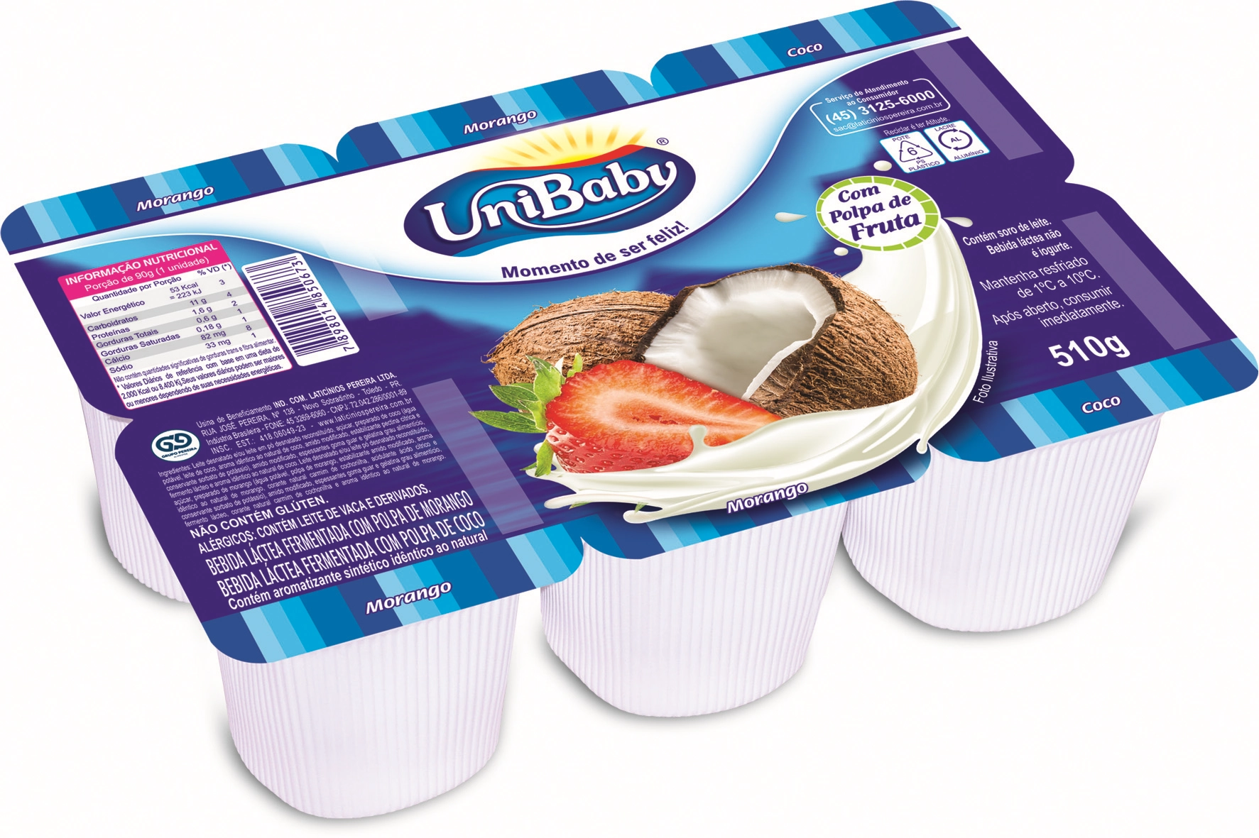 Beb.lac.unibaby 510g Bdj Moran/coco