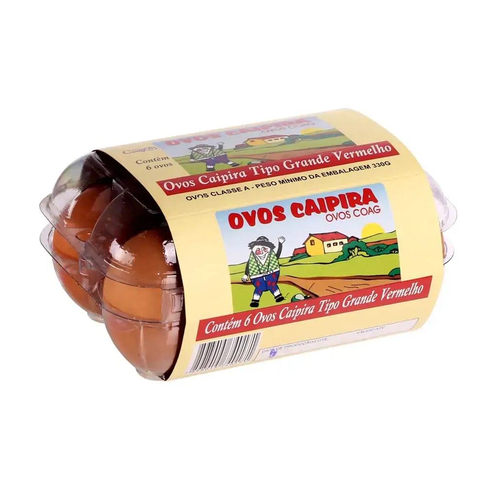 Ovos Coag Caipira C/6