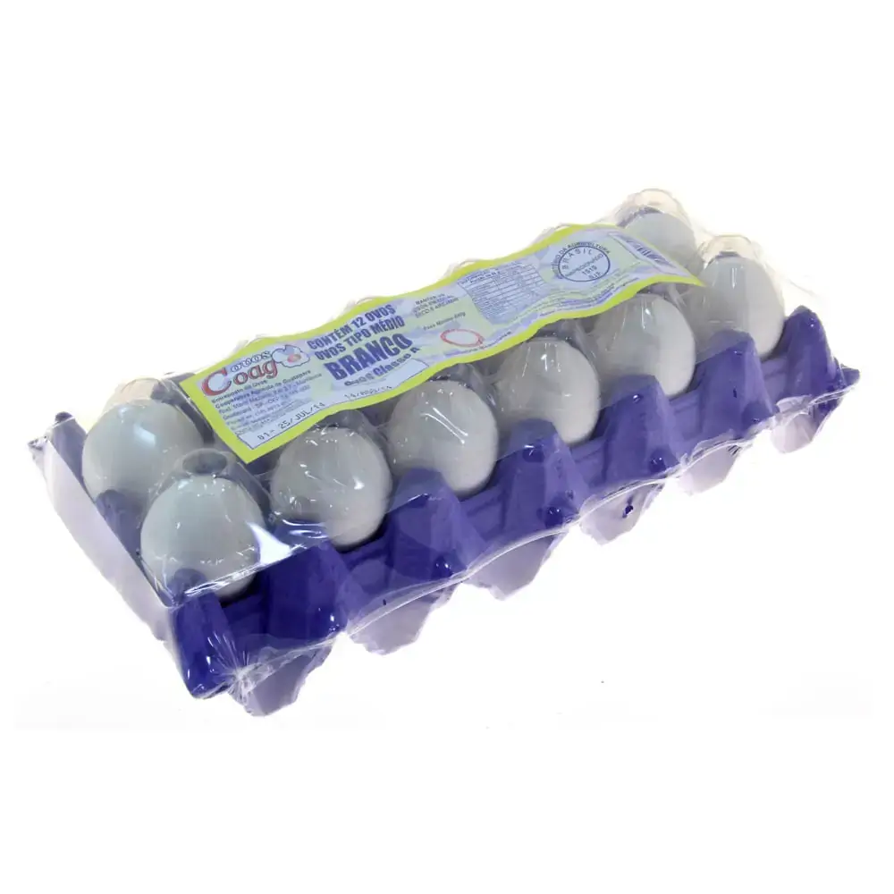 Ovo Medio Branco Pvc C/12