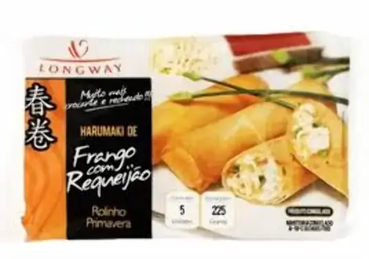 Rolinho Primavera Long Way 225g Frango C/requeijao