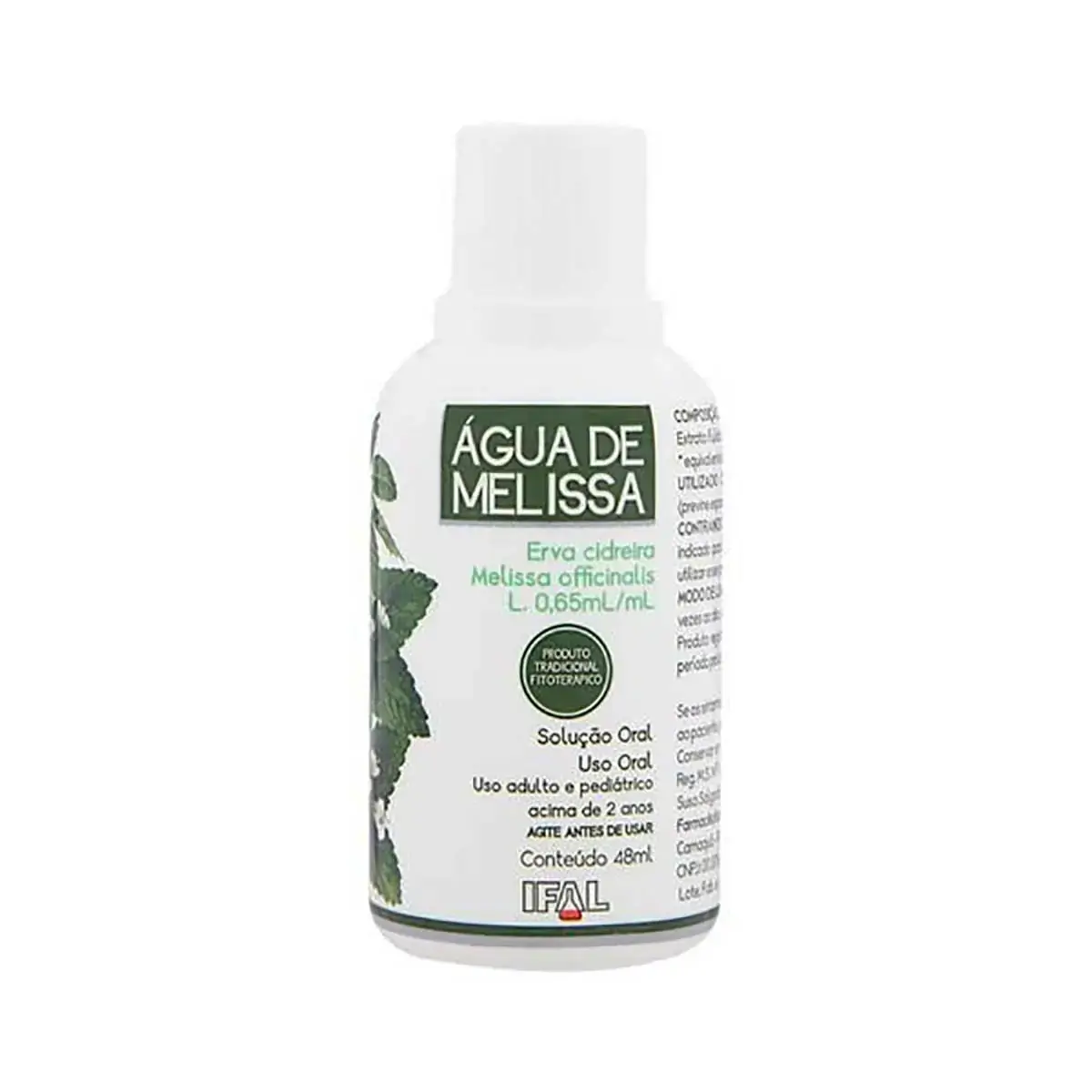 água De Melissa 0,65ml/ml Ifal Frasco 48ml