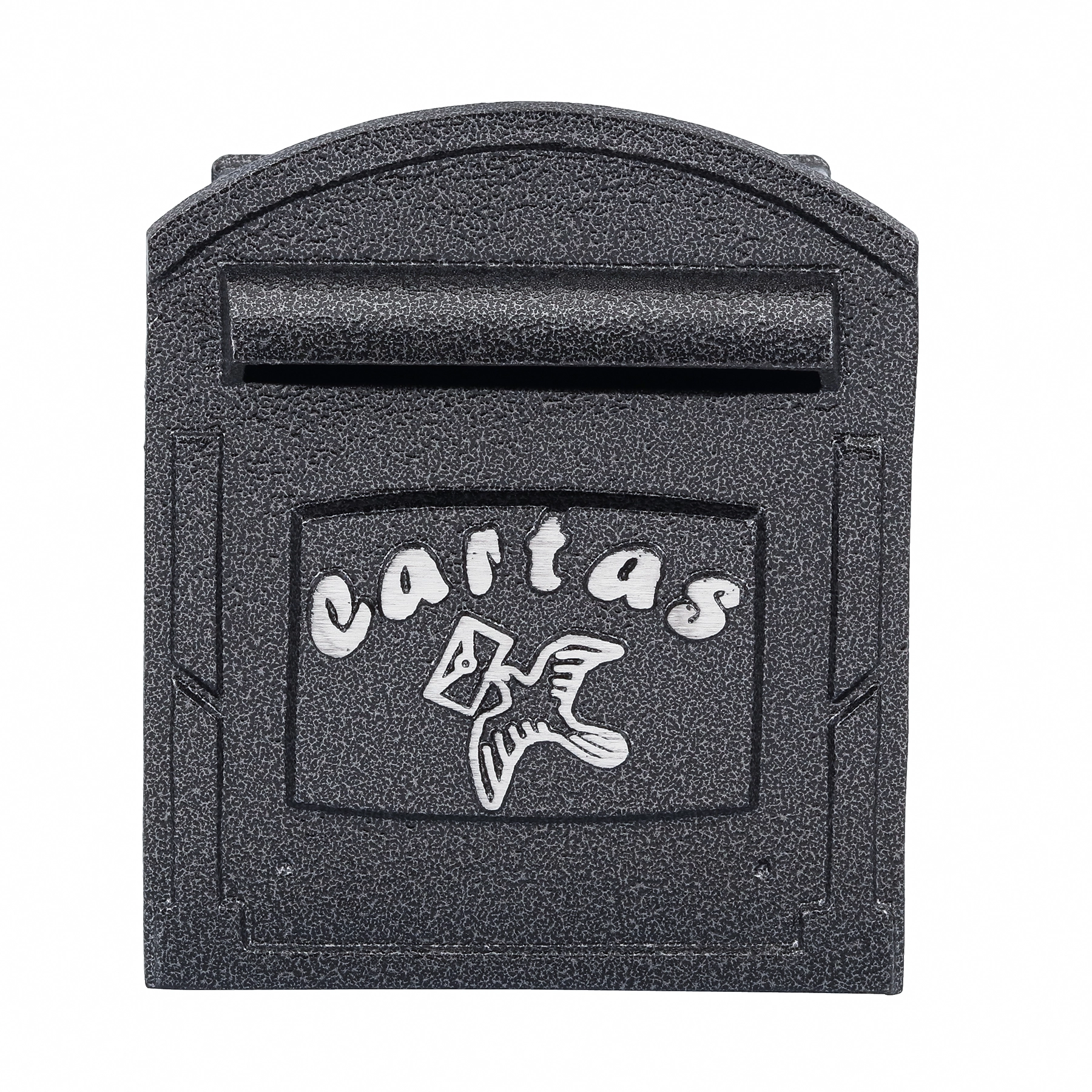 Caixa de Correio para Grade e Muro Alumínio Prata 23x19,5x18cm