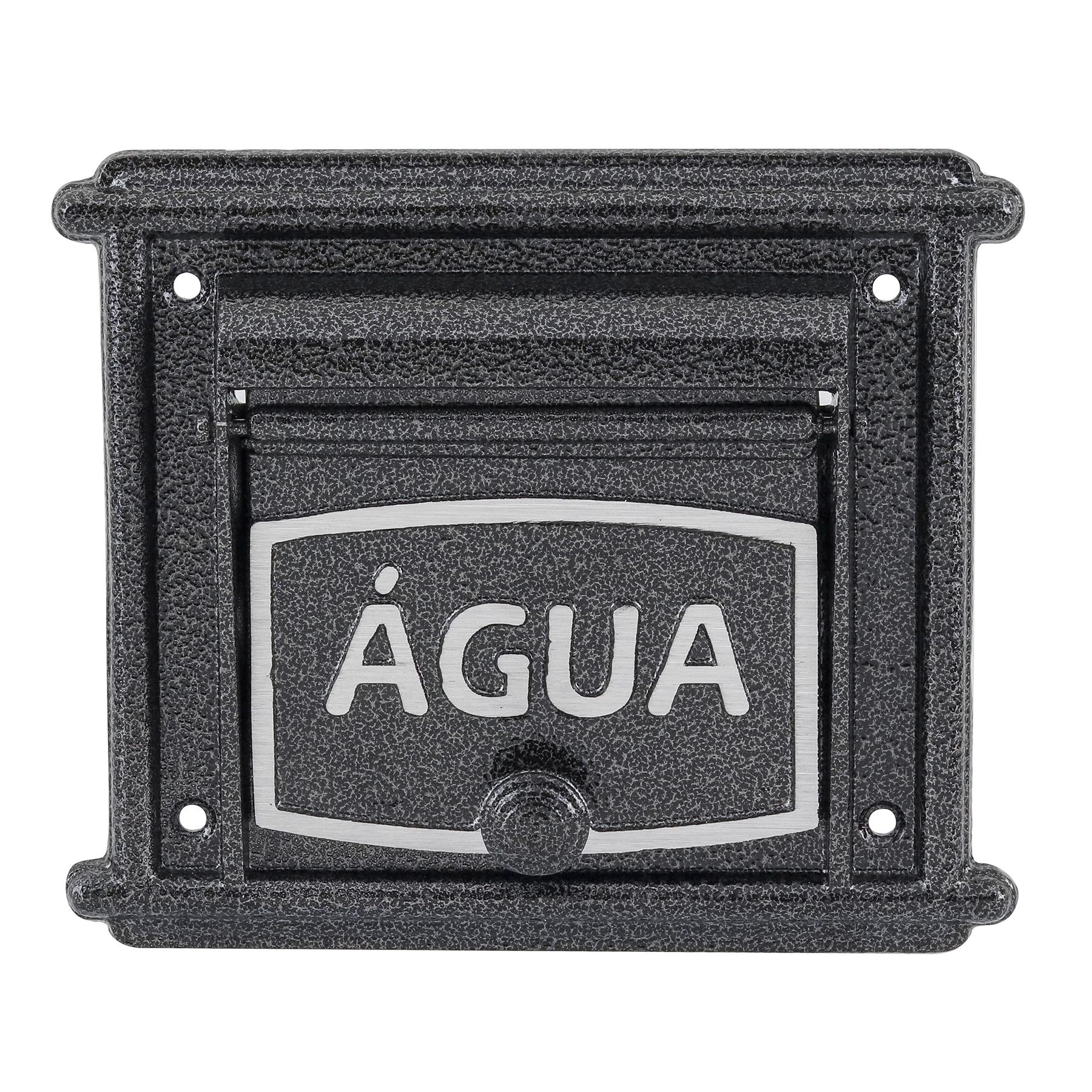 Visor de Água Prata 20x20cm Prates  & Barbosa