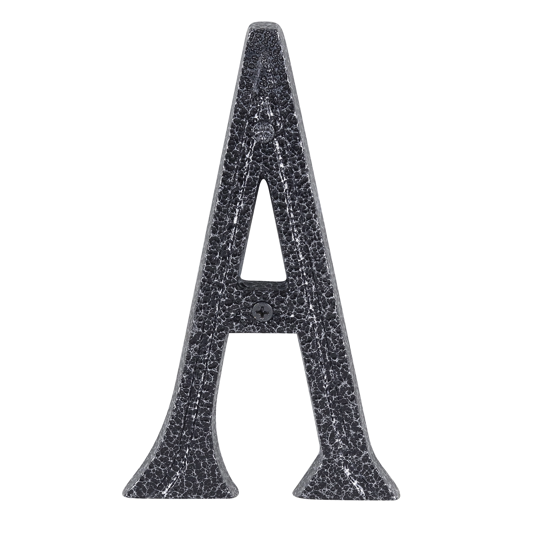 Letra Casa "A" 16cm Adesivo Alumínio