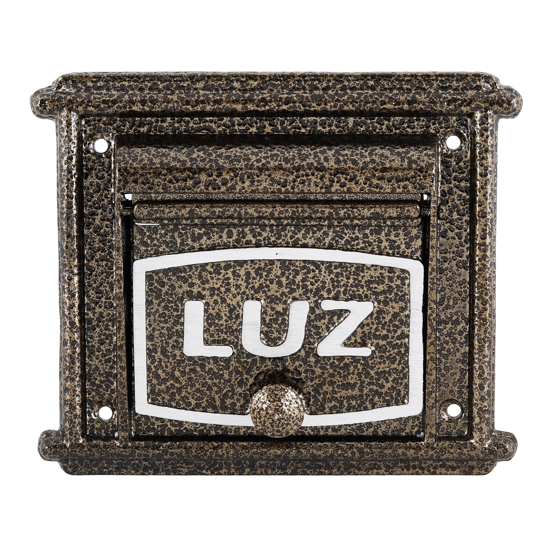 Visor de Luz Dourado 20x20cm Prates  & Barbosa