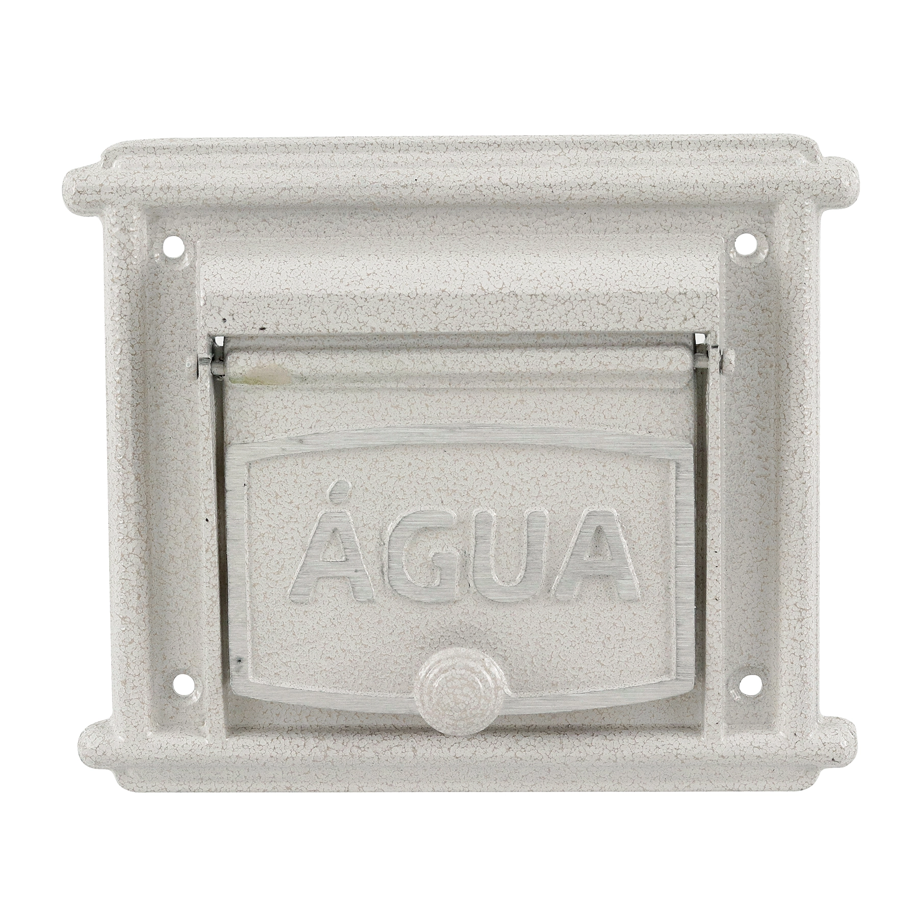 Visor de Água Branco 20x20cm Prates  & Barbosa
