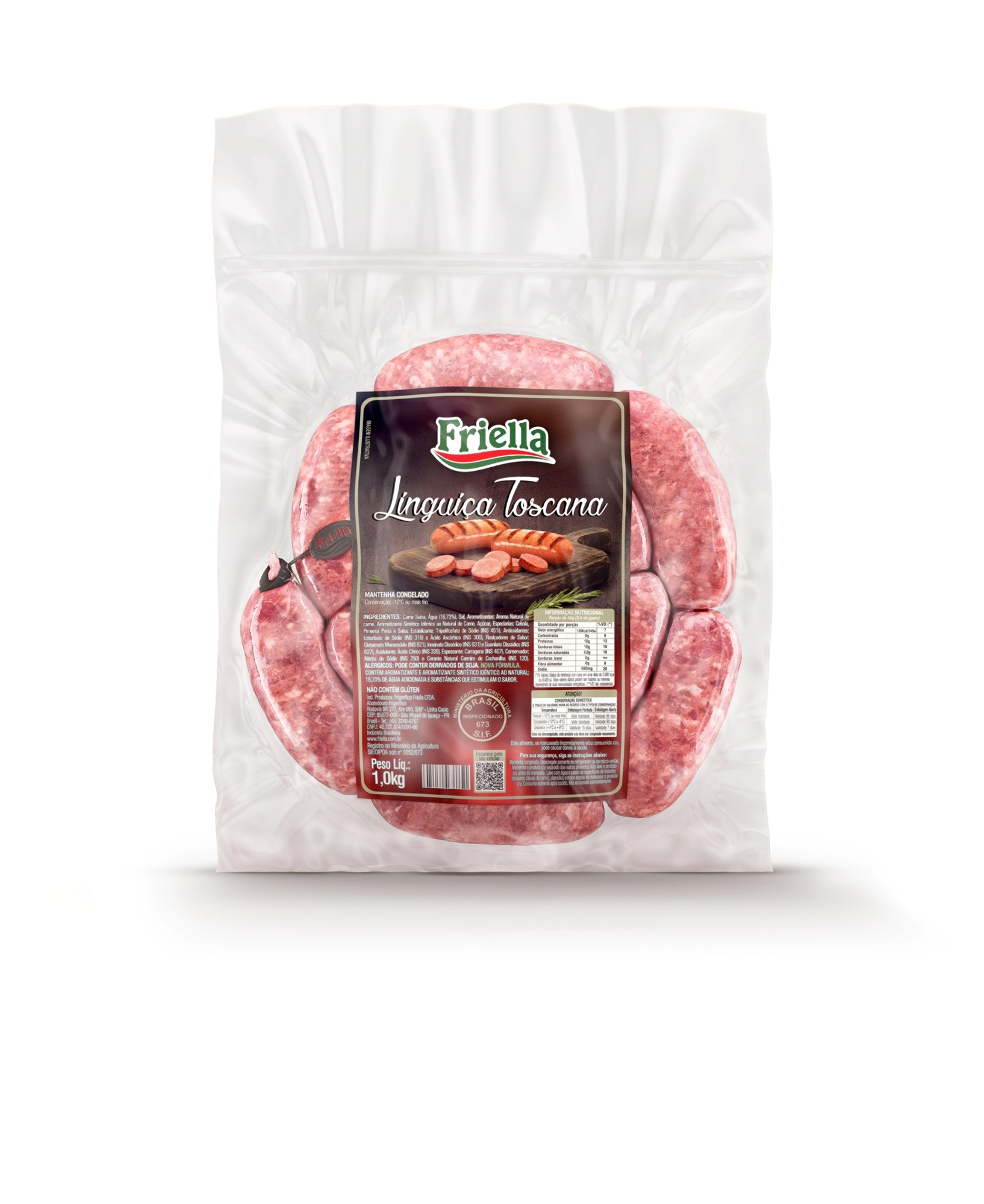 Linguica Toscana Friella 1kg