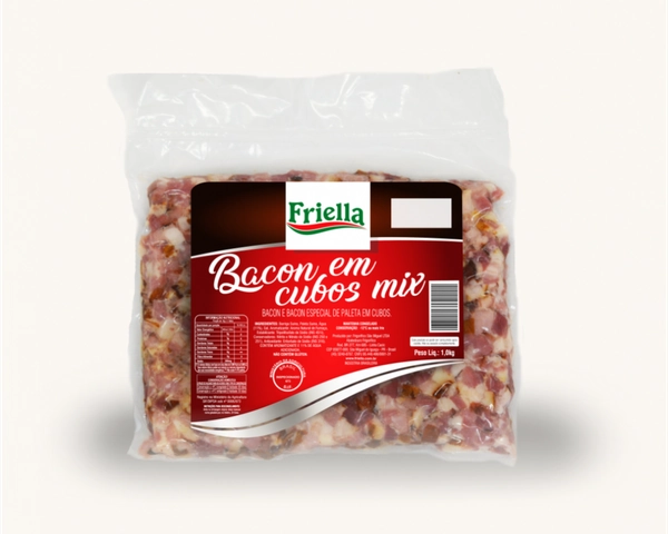 Bacon Em Cubos 1kg