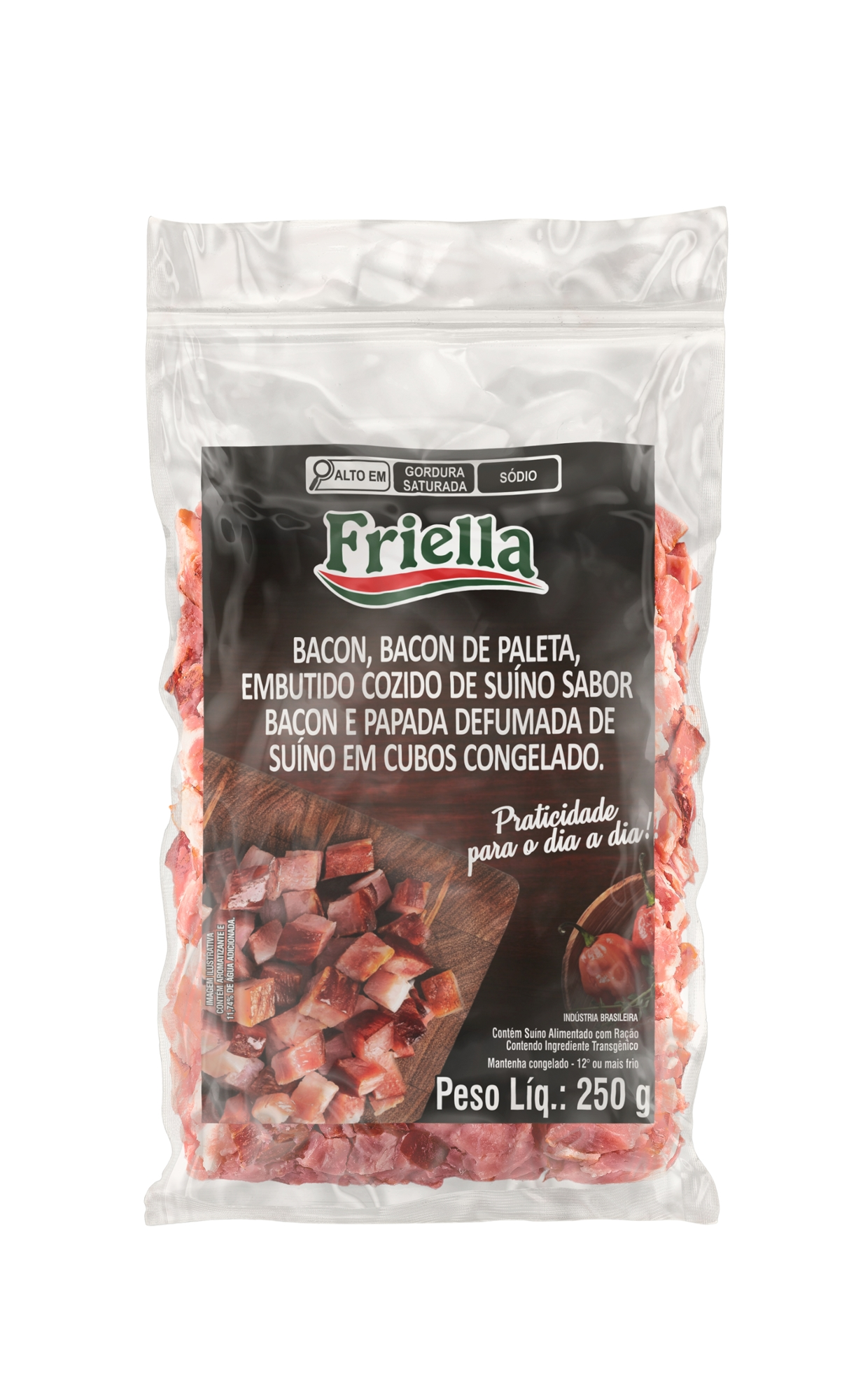 Bacon Friella Cubos 250g