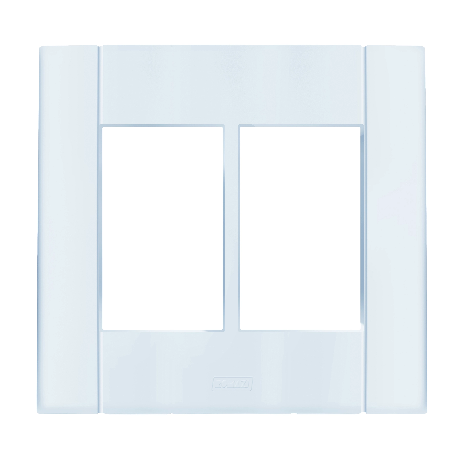 Placa sem Suporte 4x4 6Módulos Branco Mares Romazi