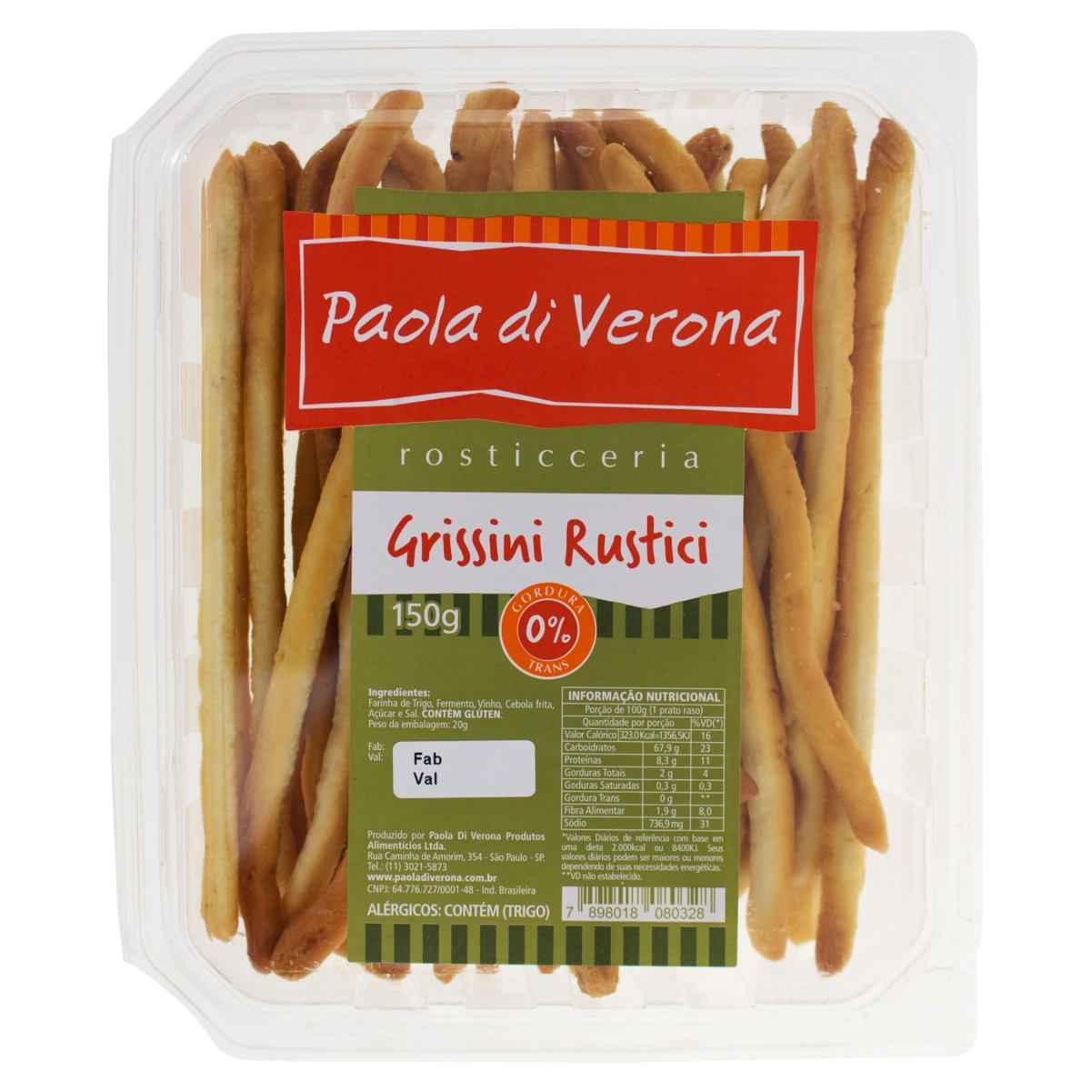 Grissini Rusticci Paola Di Verona Pote 150g