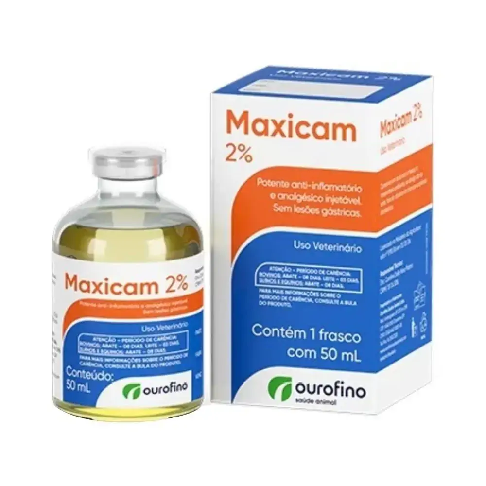 Maxicam Inj 2 12x50ml Ouro Fino