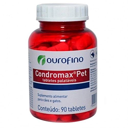 Suplemento Condromax Pet Ourofino Para Cães e Gatos 90 Tabletes