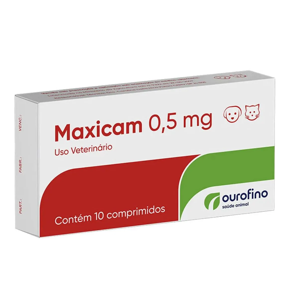 Maxicam Ourofino 10 comprimidos 0,5mg