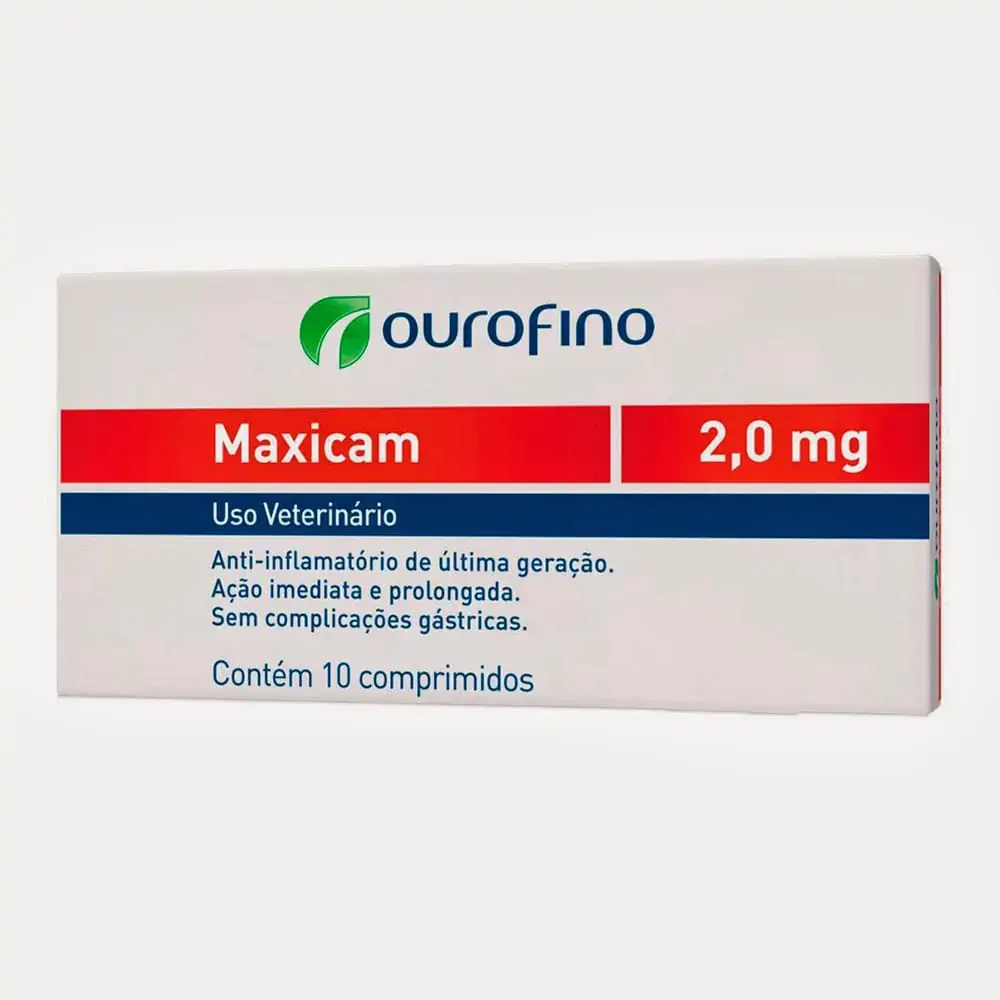 Maxicam Ourofino 10 comprimidos 2,0mg