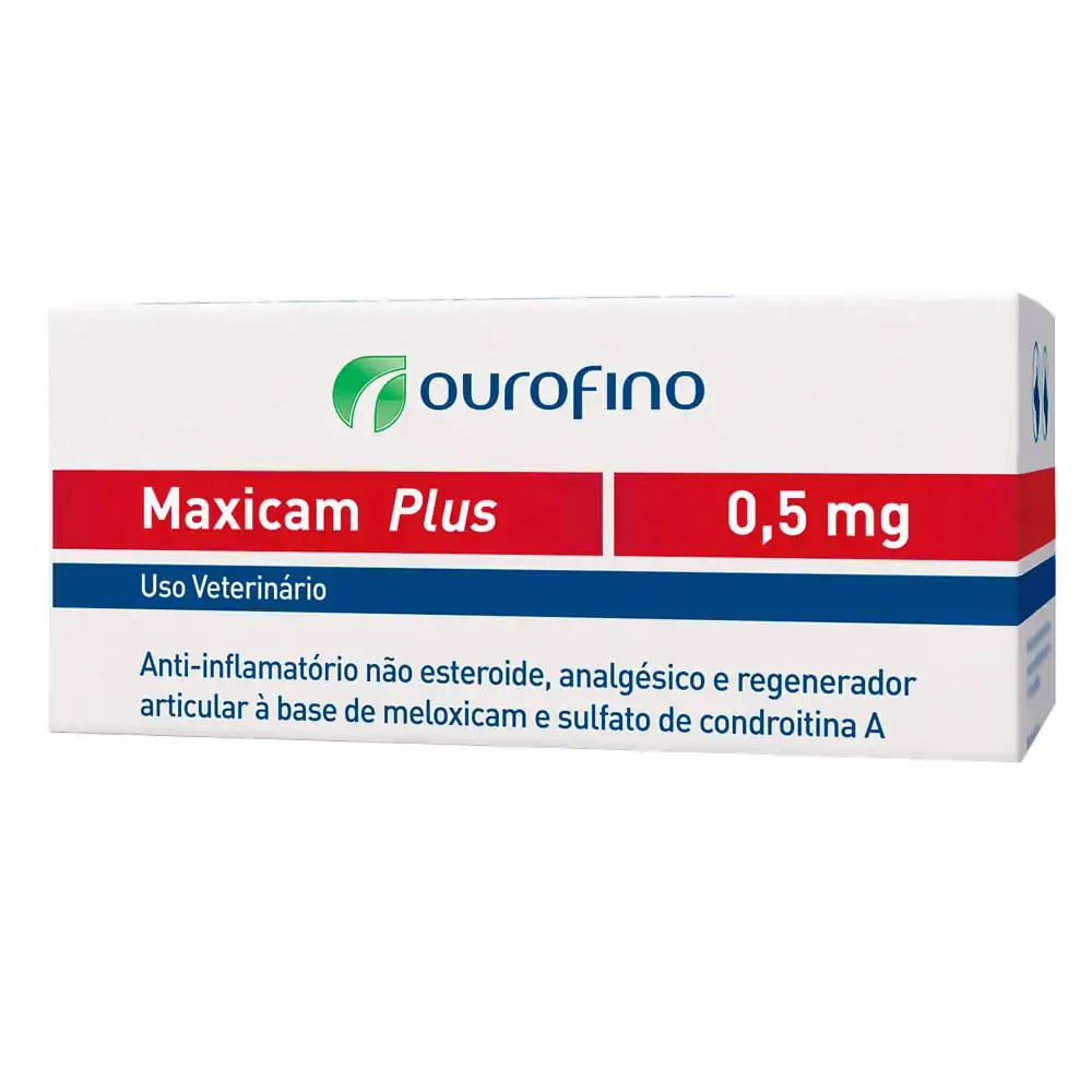 Maxicam Plus 2,0mg 8 comp Ourofino 0,5mg