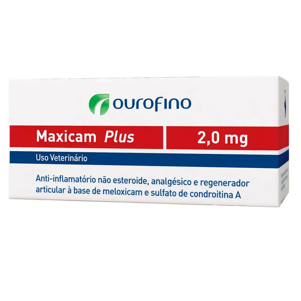 Maxicam Plus 2,0mg 8 comp Ourofino 2,0mg
