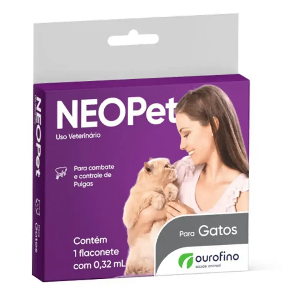 Antipulgas Neopet Gatos 0,32ml Ourofino