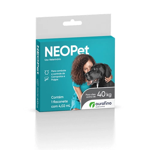 Antipulgas e Carrapatos Neopet 4,02ml Cães acima de 40Kg Ourofino