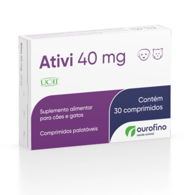 Suplemento Alimentar Ativi Cart Outo Fino 40mg 30 comprimidos