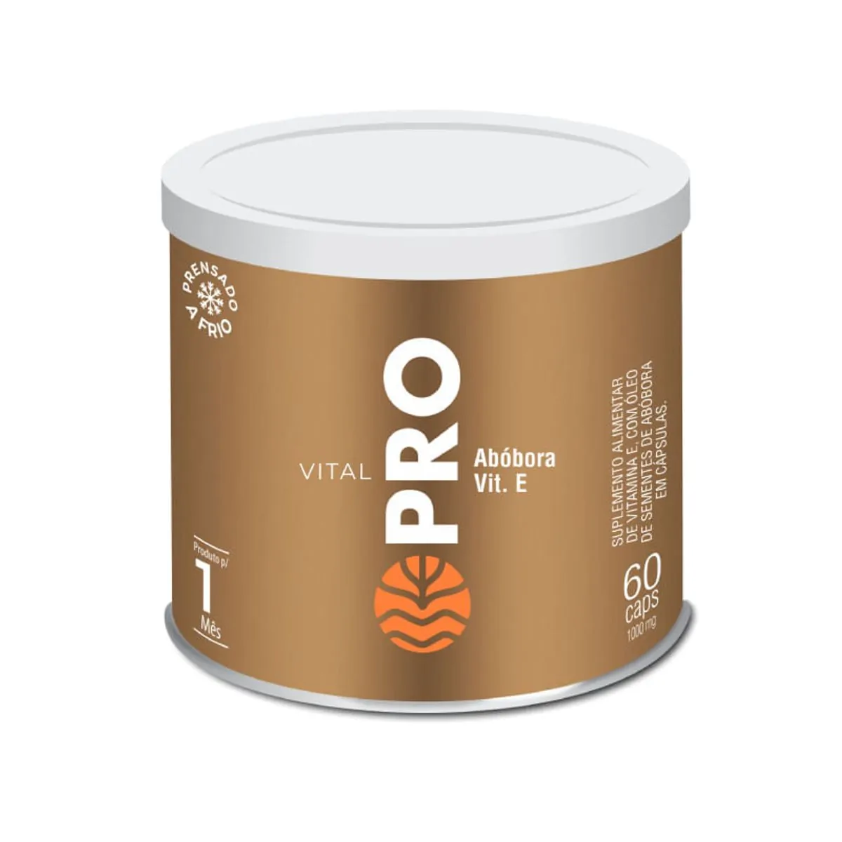 Vital Pro - Óleo de Sementes de Abóbora Prensado a Frio - 60 Cápsulas 1.000mg - Vital Atman