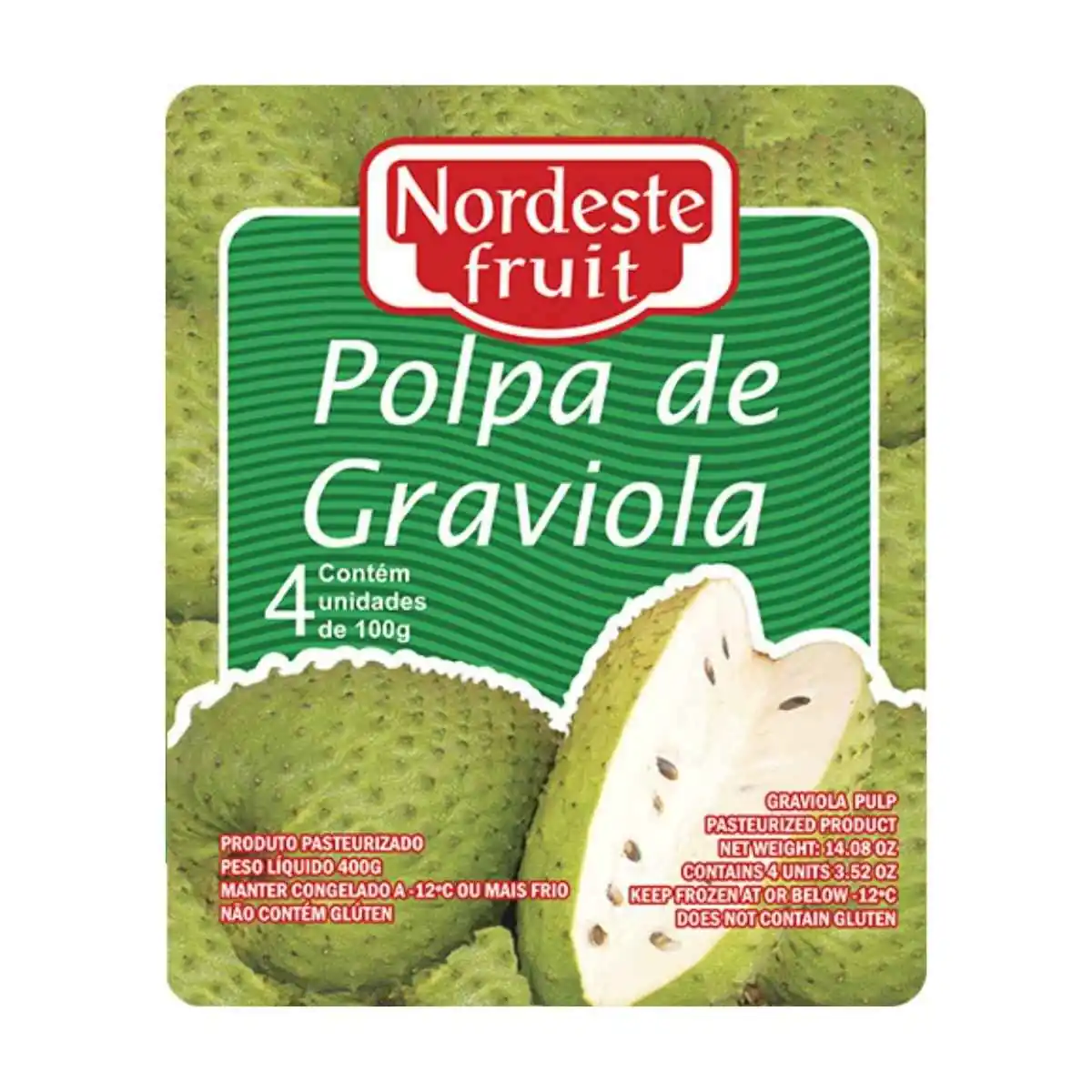Polpa Nordeste Fruit de Graviola 400 g