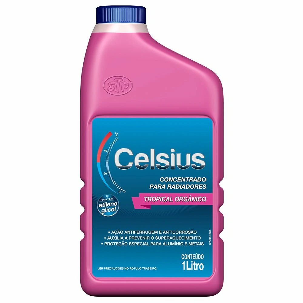 Aditivo Para Radiador Celsius Rosa 1l