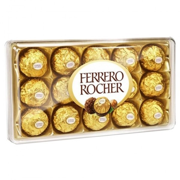 Bombons Com Pedaços De Avelã Ferrero Rocher 187g